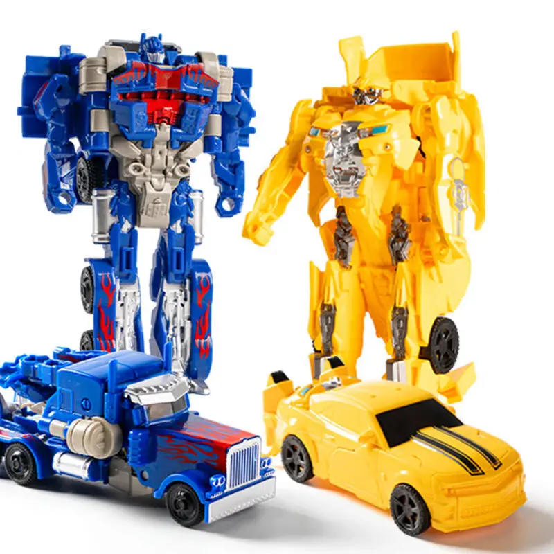 thumbnail image 1 of Kit de juguetes de transformación de coches de 12 cm para niños, robot de transformación, modelos de juguete 2 en 1, modelo de un solo paso, coche de transformación de dinosaurio, regalos, 1 of 5