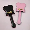 29CM PU Leather Heart-shaped Bowknot Horse Whip，Riding Crop Party Flogger Horse Riding Whip Costumes Performance Props 1