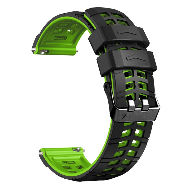 Silicone Strap 22mm Watchband - Versatile Wristband Bracelet