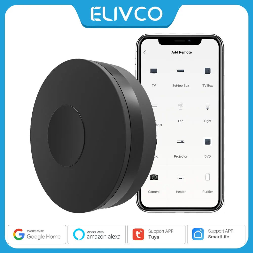 Smart IR Remote Control Tuya WiFi Universal for Smart Home