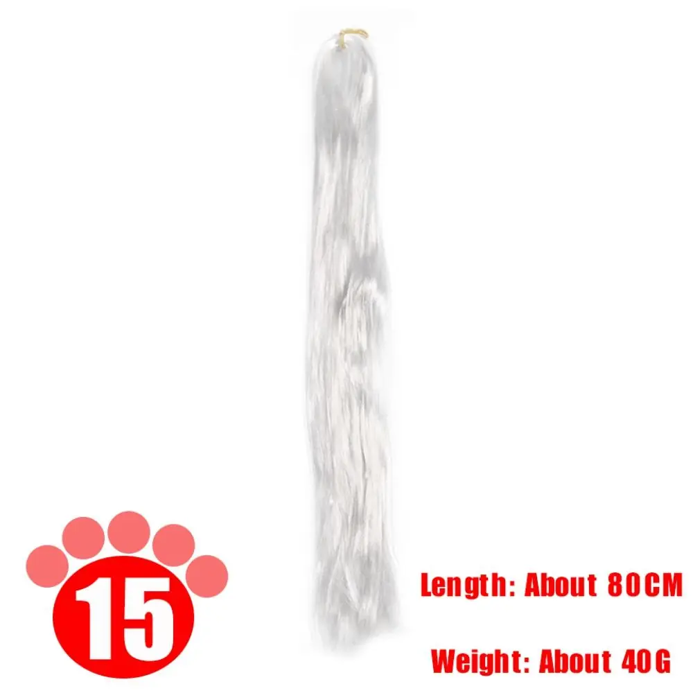 Handmade Black Silk Synthetic Wig with Anti-Mohair Texture
