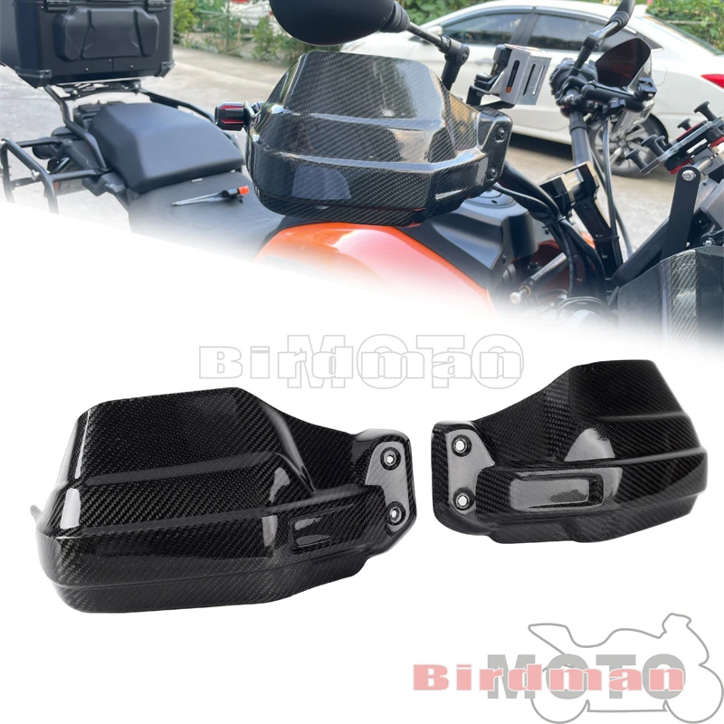 

Защита для рук на руль из углеродного волокна, защита для лобового стекла, защита от падения для Harley Pan America RA1250 1250 Special RA1250S 21 +