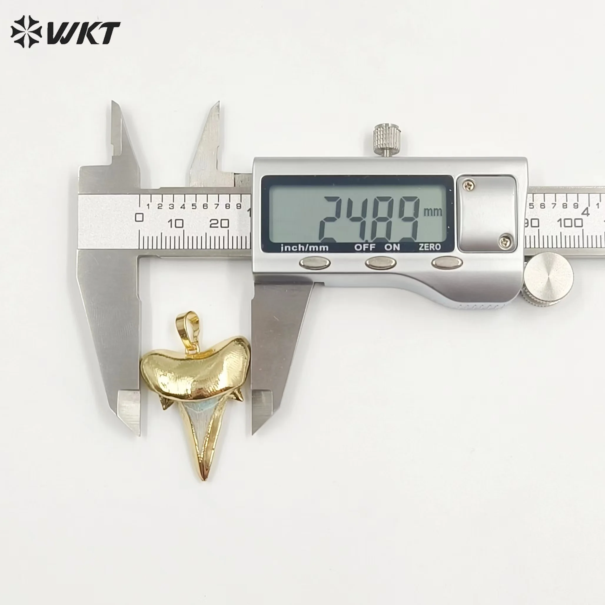 WT-P855 체인 목걸이 또는 참 컬렉션용 놀라운 작은 뼈 펜던트, 18K 골드 이빨 DIY, 사랑스러운 장식, 도매