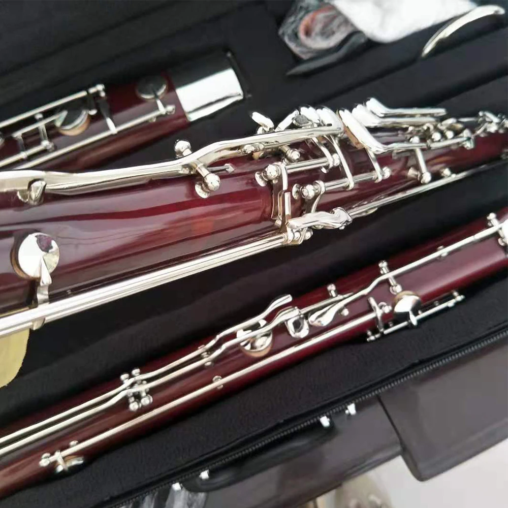 Nickel Plated natural low Maple double Oboe tube