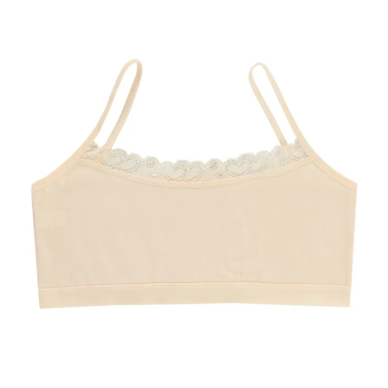 Training Bra 3pcs/lot Summer Teen Kids Lace Vests Breast Care