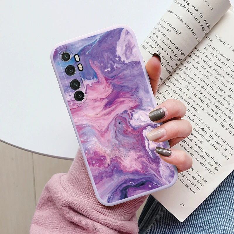 Marble Stone Texture TPU Silicone Protective Back Cover Case
