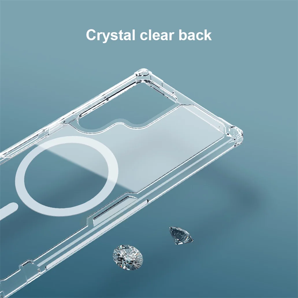 Nillkin Clear MagSafe Magnetic Case for Samsung Galaxy S23 Ultra description image 6