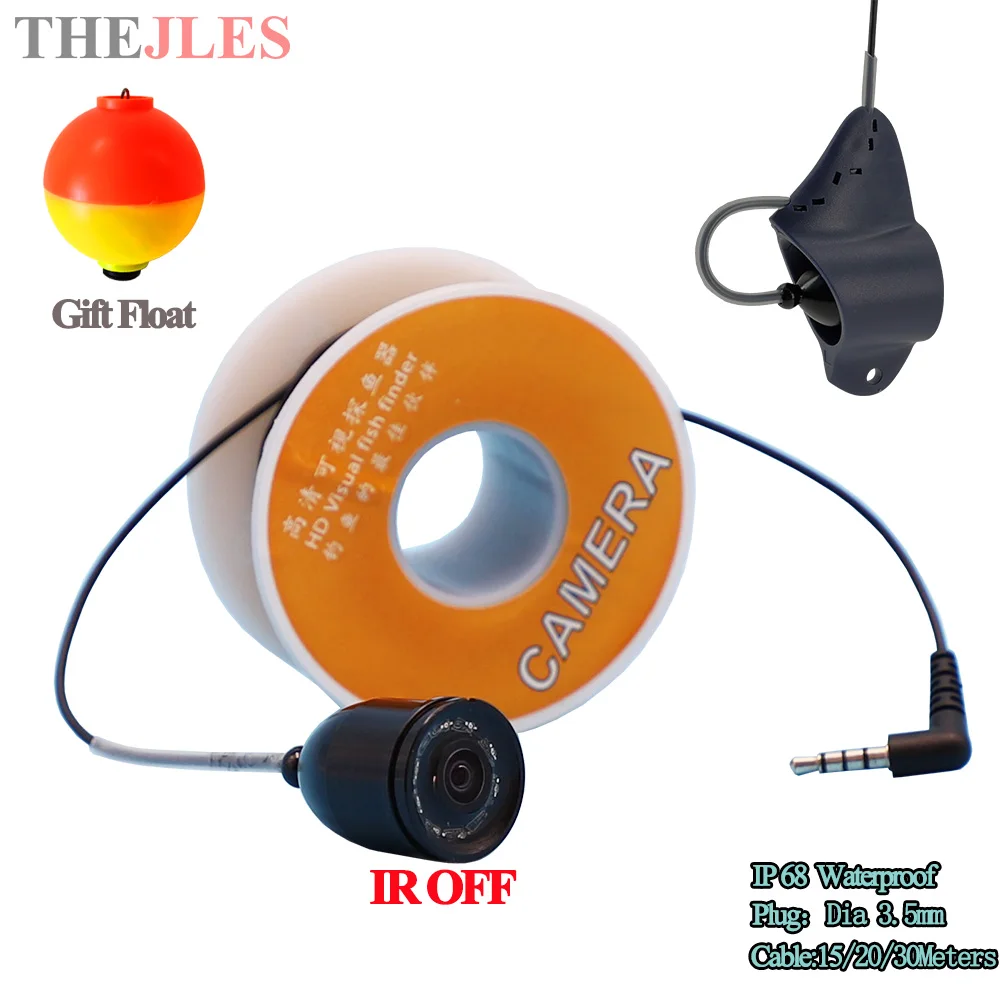 THEJLES Underwater Camera With 15M Cable Only Fit 9V Monitor Fish