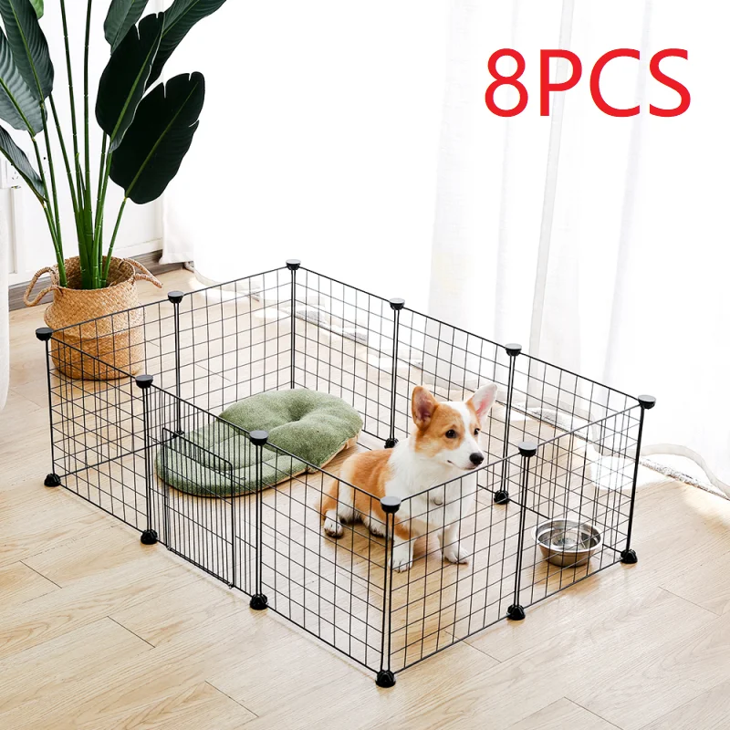 DIY Pet Cat Cage Large Indoor Outdoor House Villa Multi Door & Window Folding Detachable cat cage