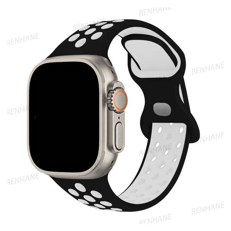 Breathable Silicone Watch Strap Bracelet - Universal Fit