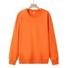 Round Necked Hoodie Loose Solid Color Spring Autumn Winter Men And women's Plush And Thick Versatile Top Sweatshirts Pullover 6