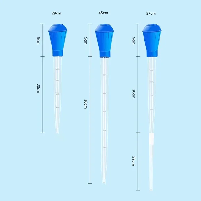 29/45/54cm Aquarium FishTank Clean Tool Pipette Fish Tank Siphon Pump Water Changer Aquarium Accessories with Extension Tube 5