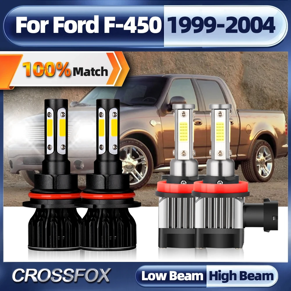 

Car LED Headlight Bulbs CSP Chip 9005 9007 360W 6000K Headlamp Fog Lights 60000LM For Ford F-450 1999 2000 2001 2002 2003 2004
