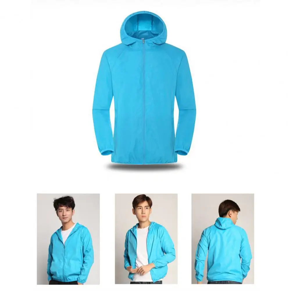 

Camping Windbreak Men Women Hiking Jacket Waterproof Sun Protection Windbreaker Fishing Jackets Quick Dry Skin With Pocket