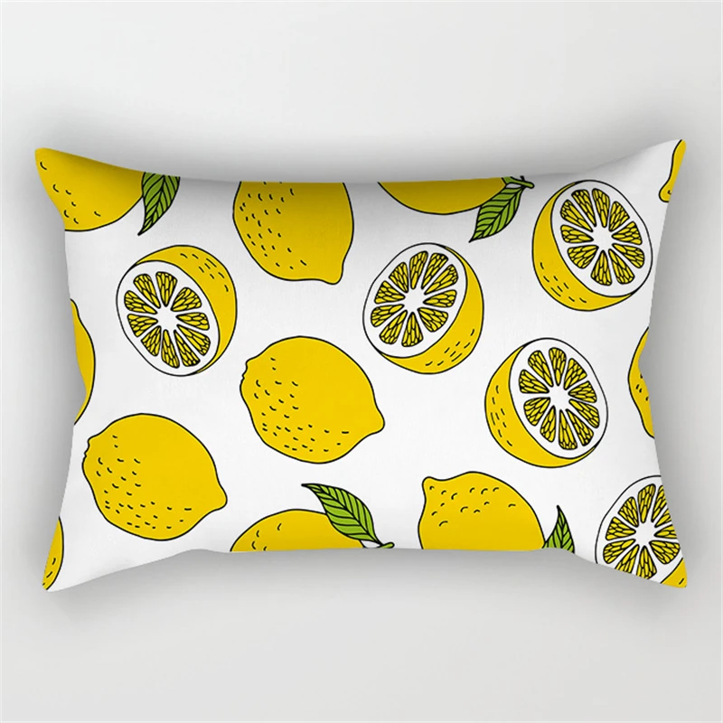 30x50cm Yellow Geometry Pillowcase Decor Sofa Cushion Pillowcover Polyester Pillow Cases for Home Decor Bedding Cushion Cover 