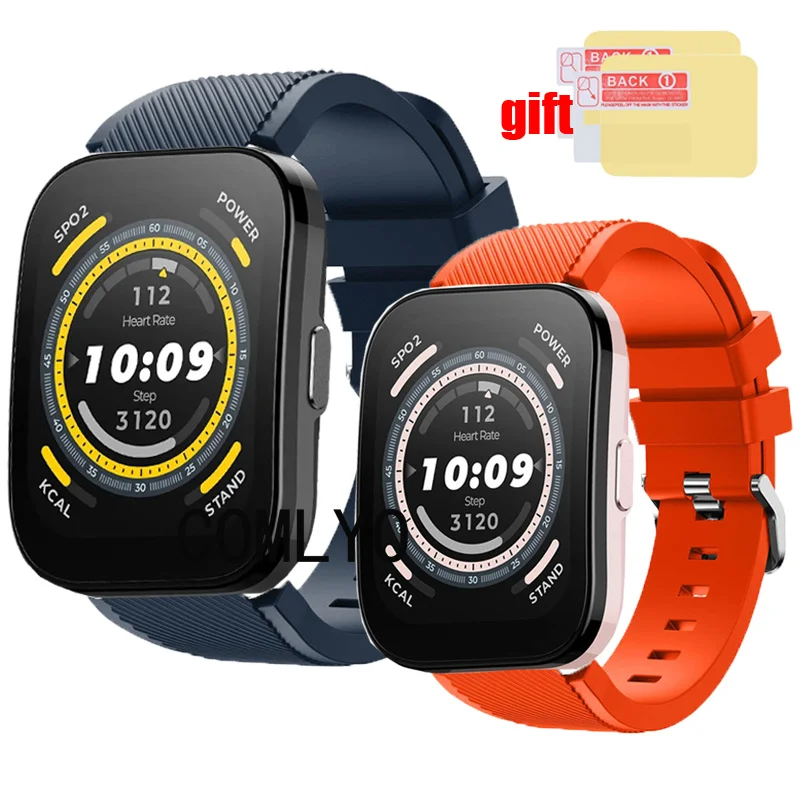 For Amazfit Bip 5 Case Protective Screen Protector Cover bip5 Strap Soft  Silicone Belt Smart Watch Watchband Accessories - AliExpress