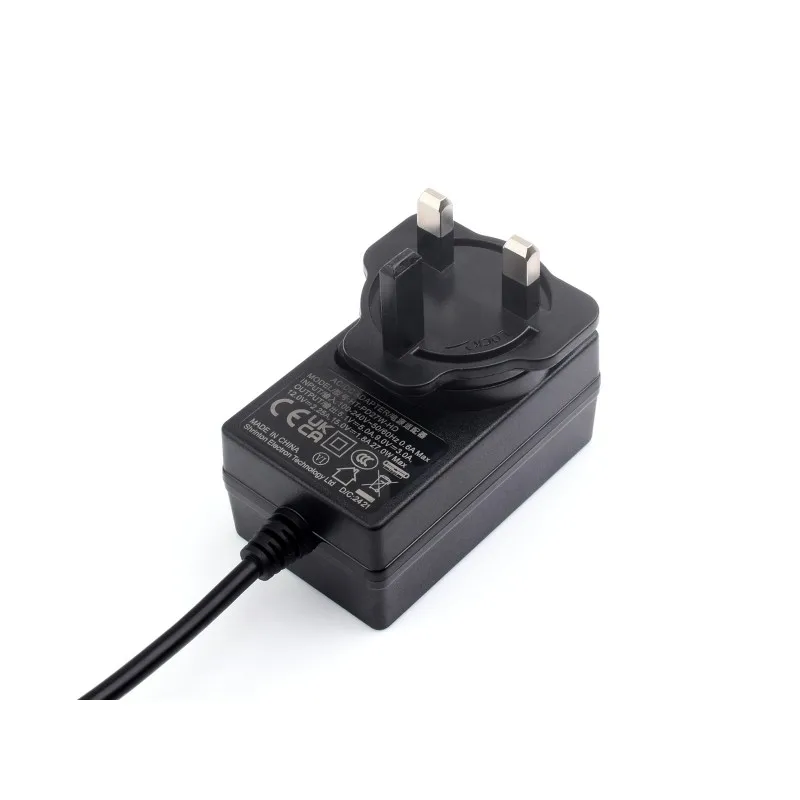 27W USB Type-C Power Supply Type B PD Power Supply Options For US / EU / UK Plugs 1.2m cable length Raspberry Pi 5 Sup
