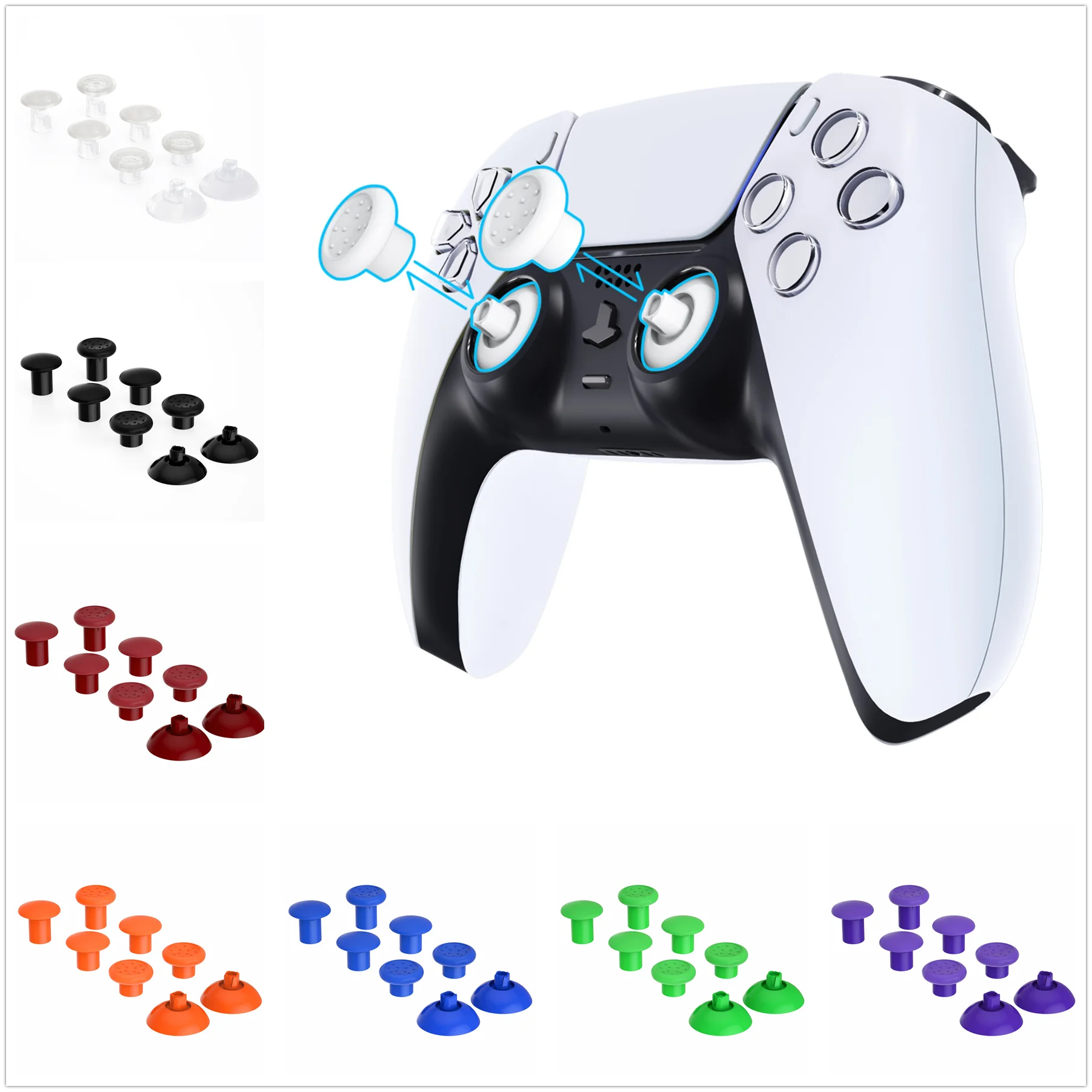 Экстремальная аналоговая Шестерня сменная эргономичная аналоговая палочка для контроллера PS5, для контроллера PS4 всех моделей с 3 джойстиками