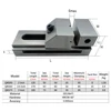 QKG50/QKG63/QKG73 2/2.5/3 Inch Precision Tool Vise Machine Tool Vise High-Precision 0.005mm Clamping Tool For CNC Milling Drill 2