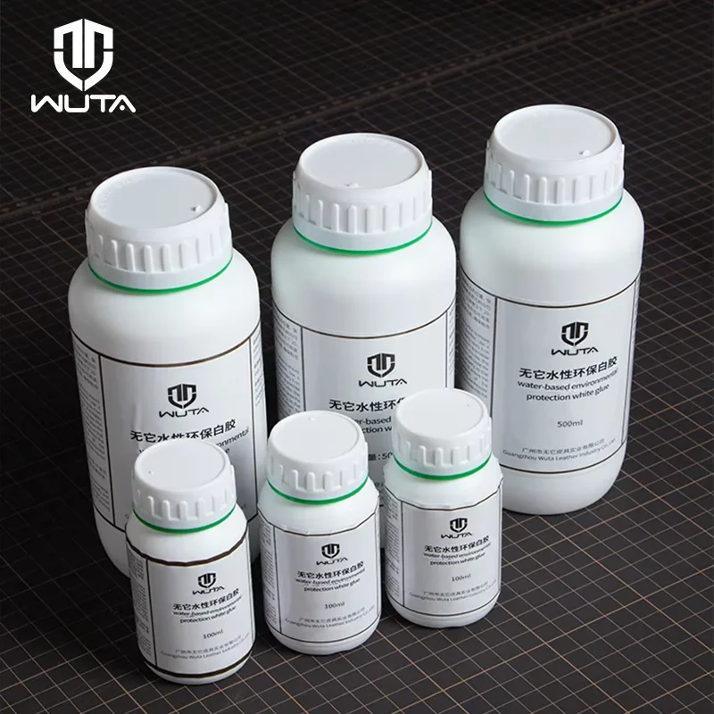 Leather glue 100/500ml Leathercraft Cement Water Based Universal Strong Adhesive Liquid Repair For Leather Paper Wood