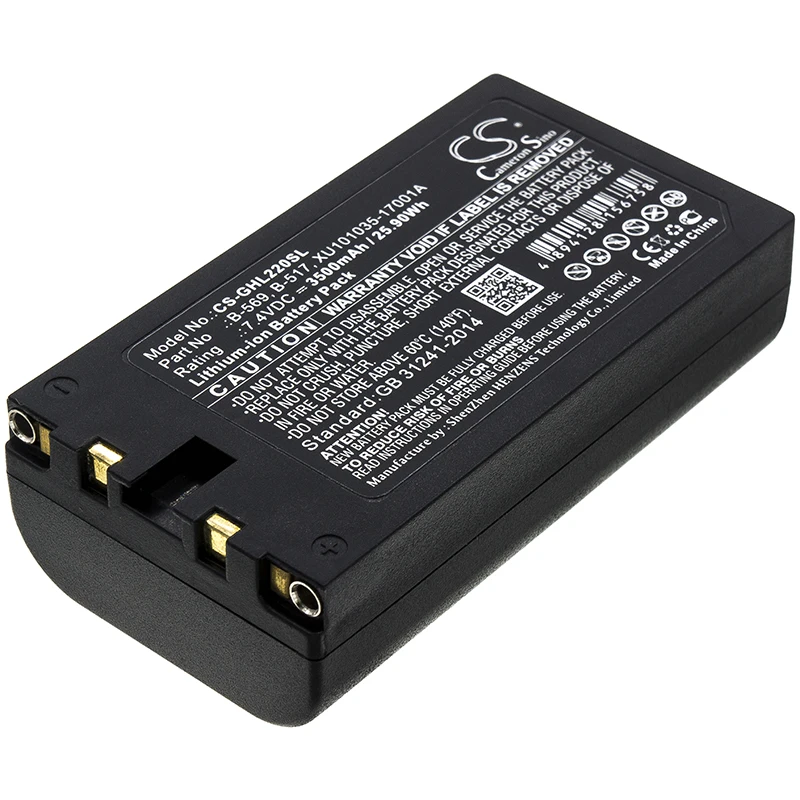 

Cameron Sino 3500mAh Battery For Graphtec B-517 B-569 XU101035-17001A GL240 GL840 GL900 GL820 GL220 GL800 GL200A GL200