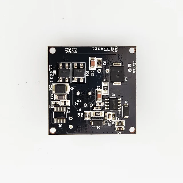 5pcs PoE 48V Module board for  IP Cameras board Power Over Ethernet 12V 1A output IEEE802.3af 2