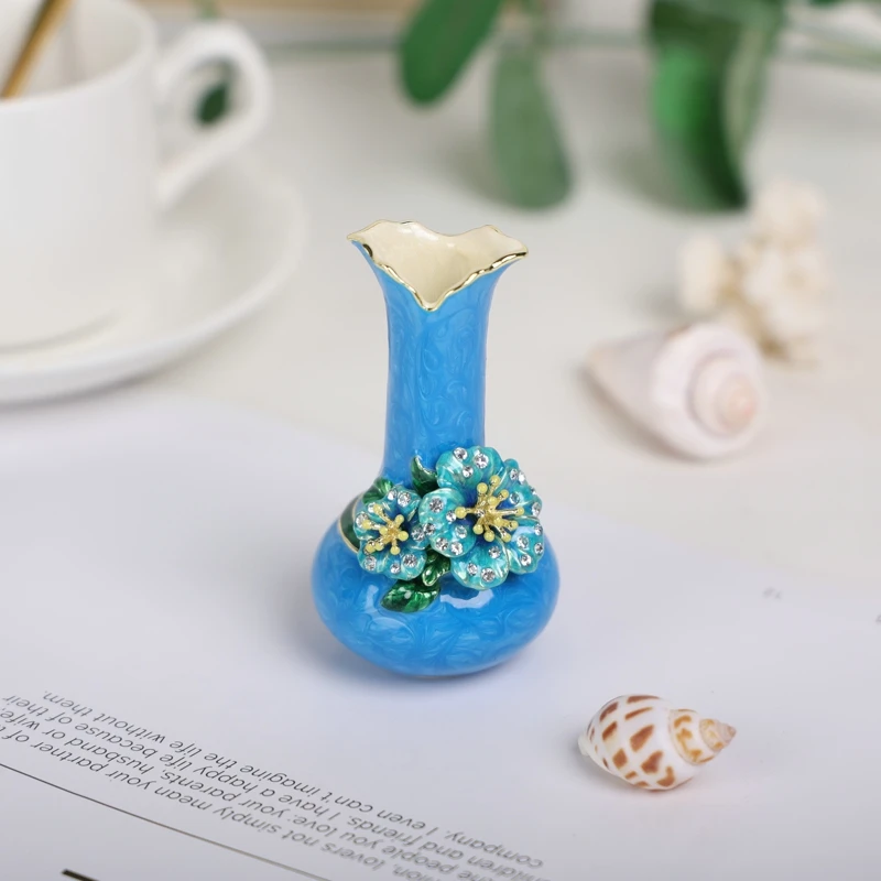Enamel Trinket Box Wedding Favor Handmade Home Decorative Gift Box Small Desk Gadget SHINNYGIFTS