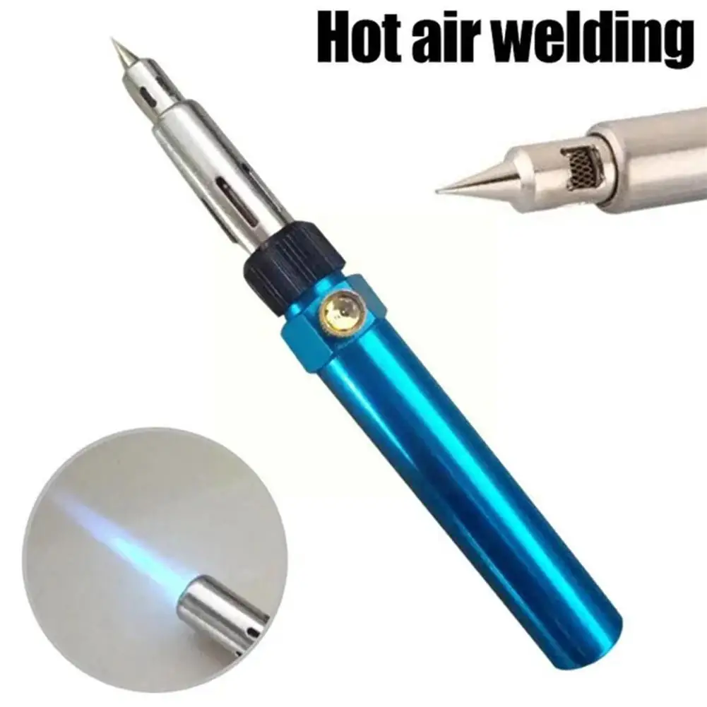 

Portable Gas Soldering Iron 1300℃ Welding Pen Burner Gun And Torch Tool Tip Pen Gas Cordless Blow Welding Iron Soldering S6U2