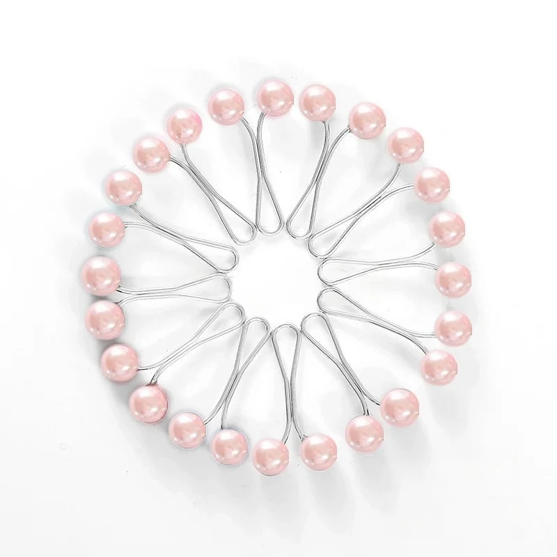 12-teiliges Set Hijab-Nadeln für Frauen, Niedliche Schalclips mit Perlen, Broschen, Kopftuch-Clips, Muslimische Hijab-Schal-Sicherheitsnadeln – Detail 9