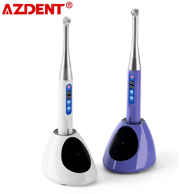 AZDENT Dental Cordless Led Curing Light 1 Second Cure Lamp Device Blue Light 2400mW/cm2 3 Mode 440nm-480nm Dentistry Equipment
