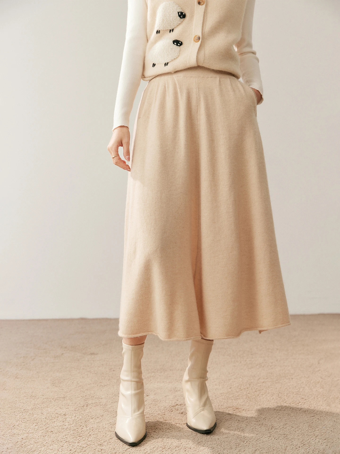 Cashmere Skirt Styling 1