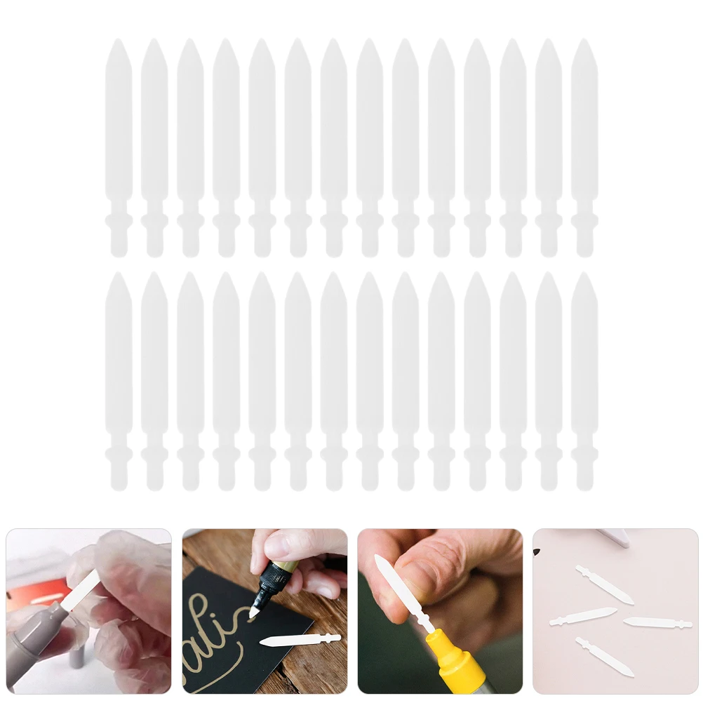 50pcs Acrylic Marker Replaceable Nibs Paint Pen Tips Paint Markers Painting Pen Nips Maker Pen Points Office Products ( 07mm)