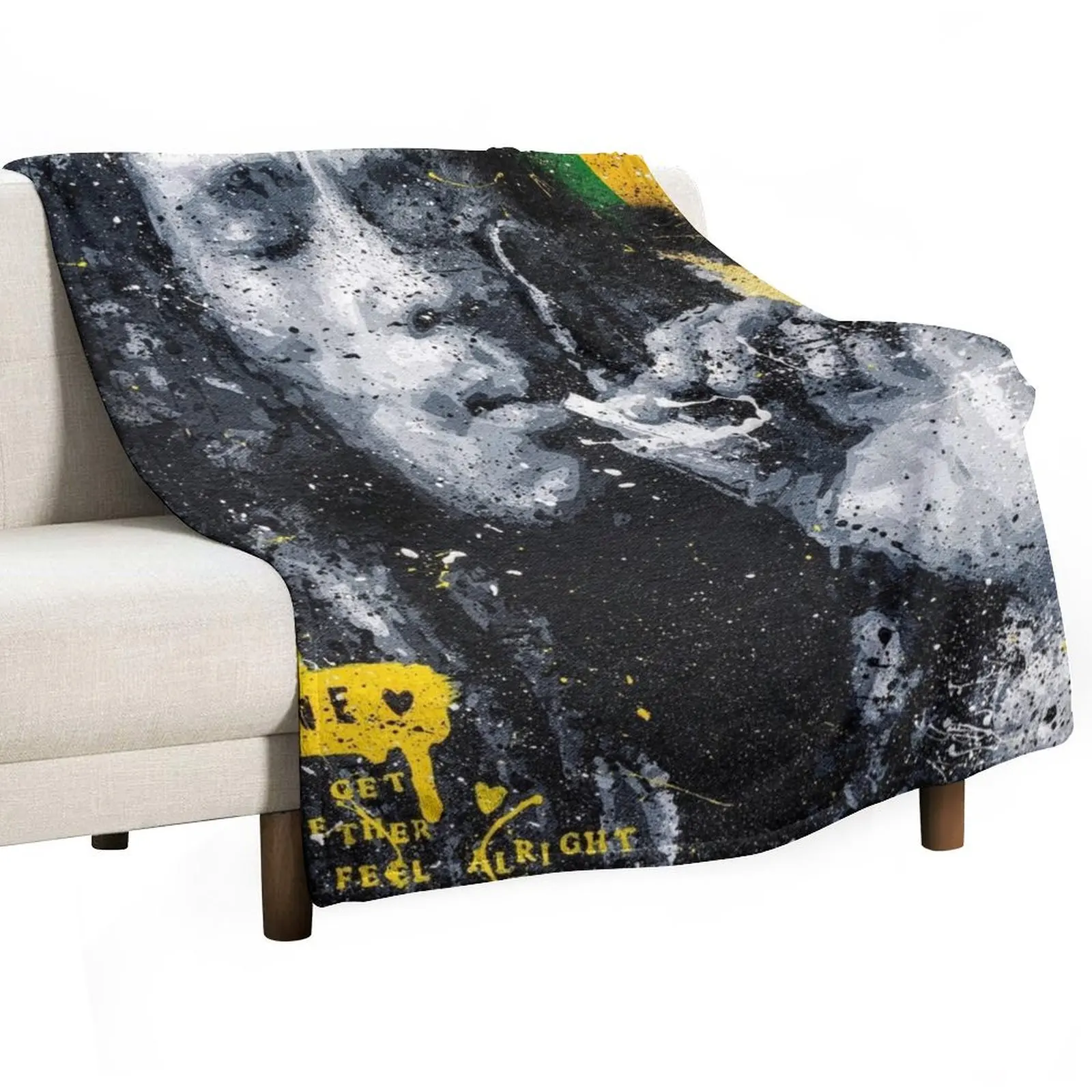 

Bob Marley - Original Portrait Throw Blanket Baby Sleeping Bag Single Blankets