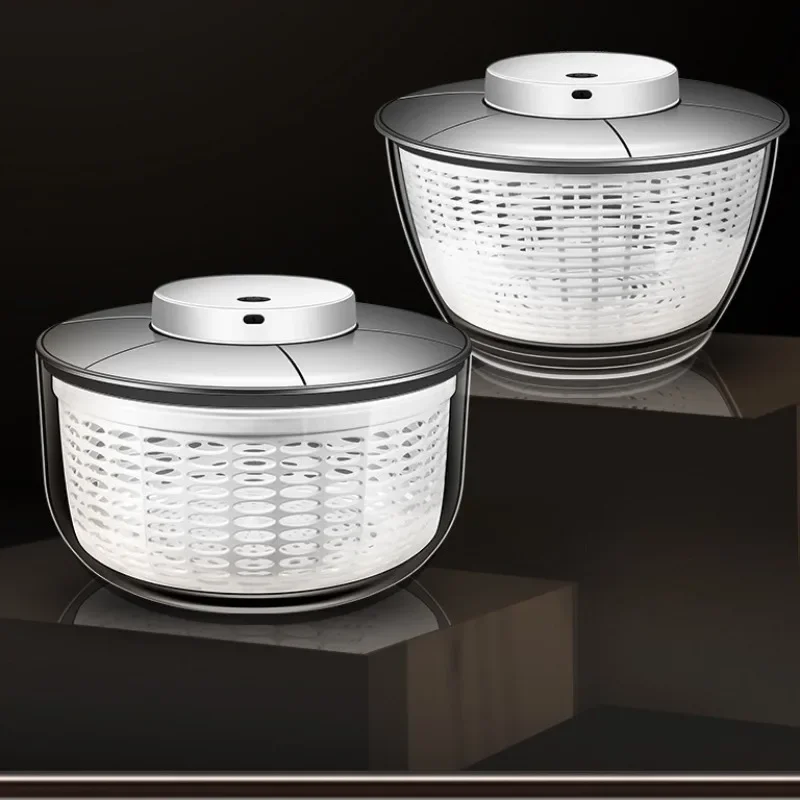 Automatic Electric Salad Spinner Food Strainers Salad Making Tool Multifunctional Vegetable Washer Vegetable Dryer Mixer