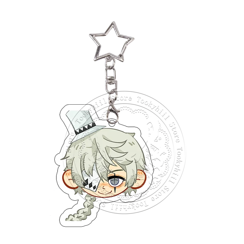 Bungo Stray Dogs Acryl-Schlüsselanhänger Dazai Osamu Edogawa Rampo Nakajima Atsushi Kawaii Exquisite Taschen-Dekoration Schlüsselring Anhänger – Detail 18
