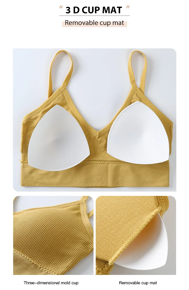French Backless Push Up Underwear Set Women Sexy G-String Seamless Bralette Female Lingerie Soft Tank Crop Top Gym Sport_voghion.com
