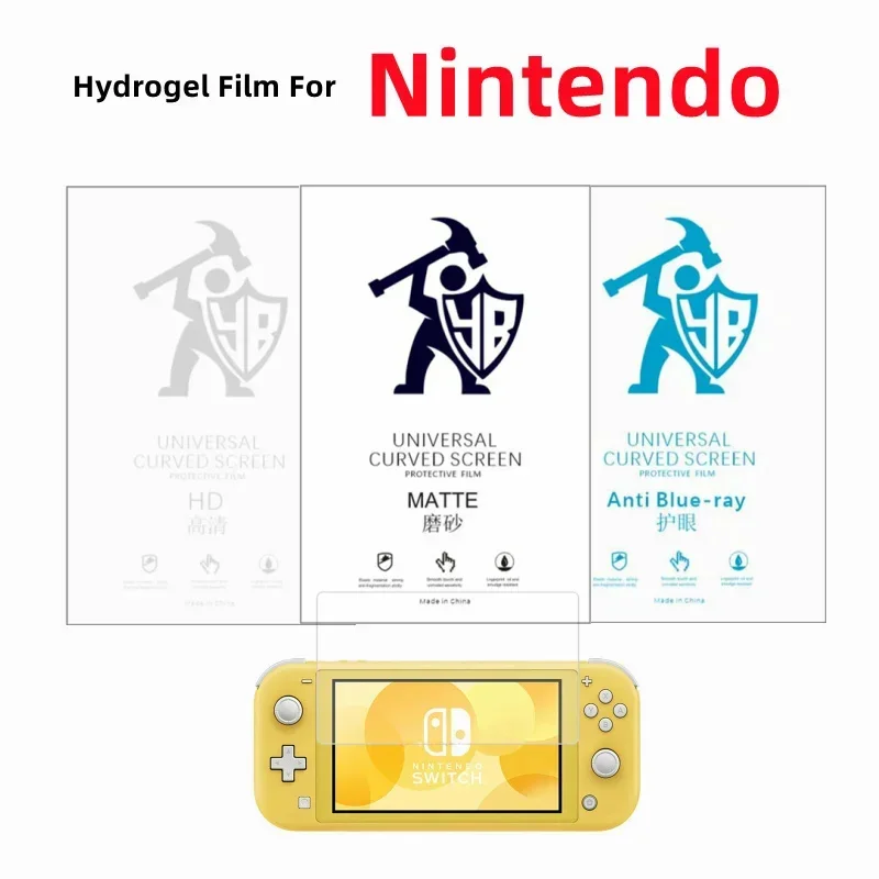 3Pcs Hd Hydrogel Film Per Switch Oled Matte Screen Protector Per Nintendo New Switch Lite Neon 2Ds 3Ds Eye Care Pellicola Protettiva