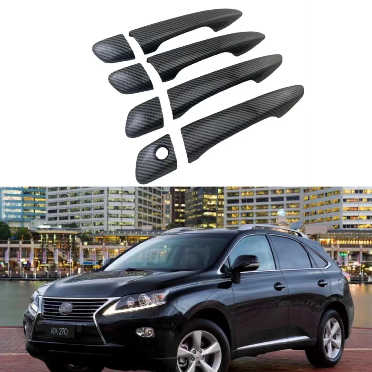 

for 09-14 Lexus RX270 RX350 RX450H handle door handle sticker decoration