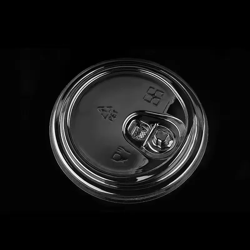 95mm Plastic Cup Lid Disposable Milk Tea Cup Cover 100pcs/pack plastic cups