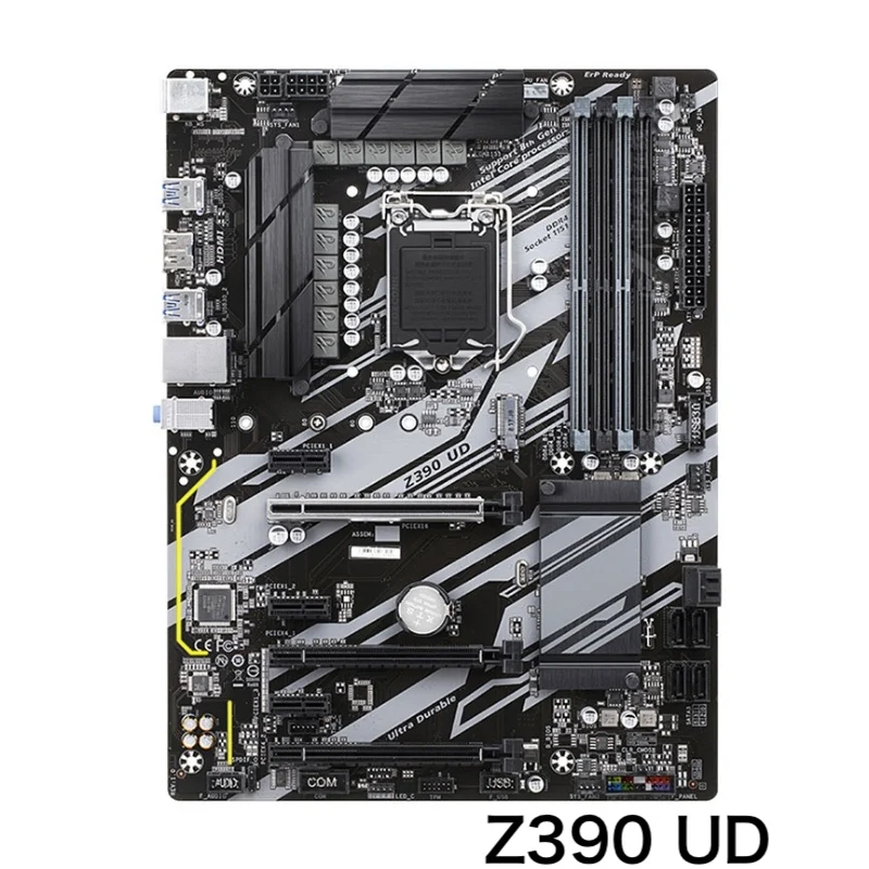 Per Gigabyte Z390 Ud Scheda Madre Desktop Z390 Lga 1151 Scheda Madre Ddr4 Atx Testata Al 100% Ok Completamente Funzionante Spedizione Gratuita