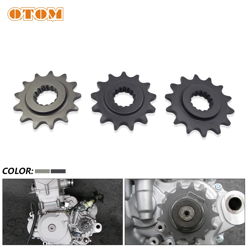 

OTOM Motorcycle Front Sprocket NC450 Engine Parts 13T 14T Chainwheel Fit 520 530 Chain For ZONGSHEN KAYO BSE KEWS Motocross Bike