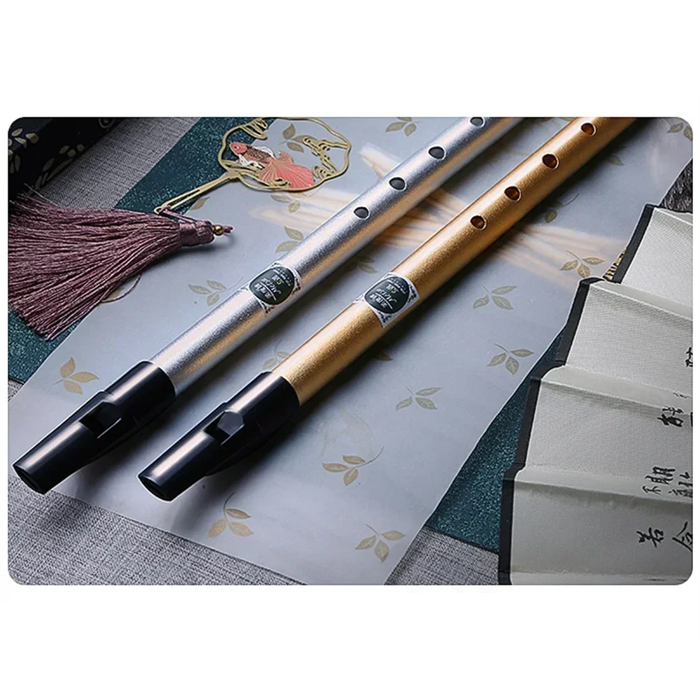 1PCS Irish Whistle Flute C/D Key 6 Holes Flute Instrument Aluminum Alloy Professional Beginner With Accessories Christmas Gifts
