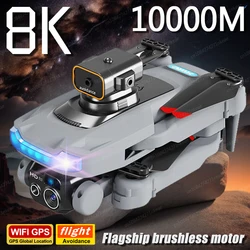 New P15 Mini Drone 8K Profesional Dual Camera HD Aerial Photography  GPS Obstacle Avoidance 5G Foldable Quadcopter Drone 10000M