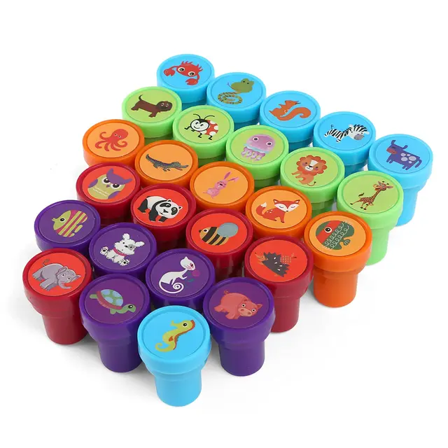 16Pcs/10pcs Assorted Stamps for Kids Stamp Toys for Party Favor, Teacher Stamps, Kids Treasure Box, Prize for Classroom 2