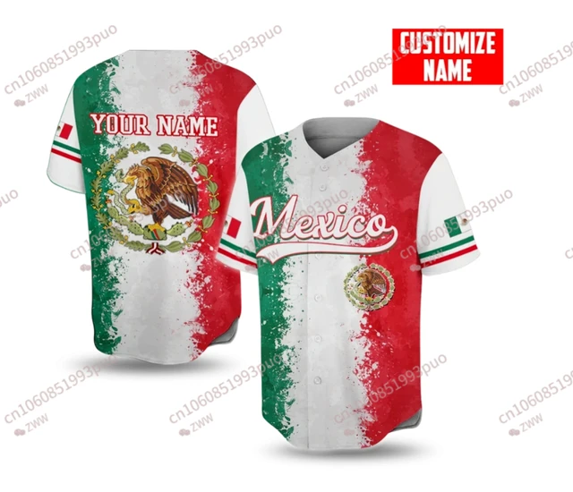 Personalized Mexico Baseball 2023 World Baseball Classic Jersey Print  Custom Men's and Women's Baseball Shirt - AliExpress