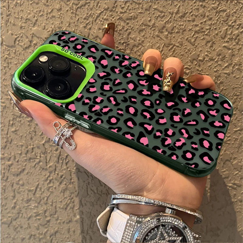 Stylish Aesthetic Leopard Print Phone Case