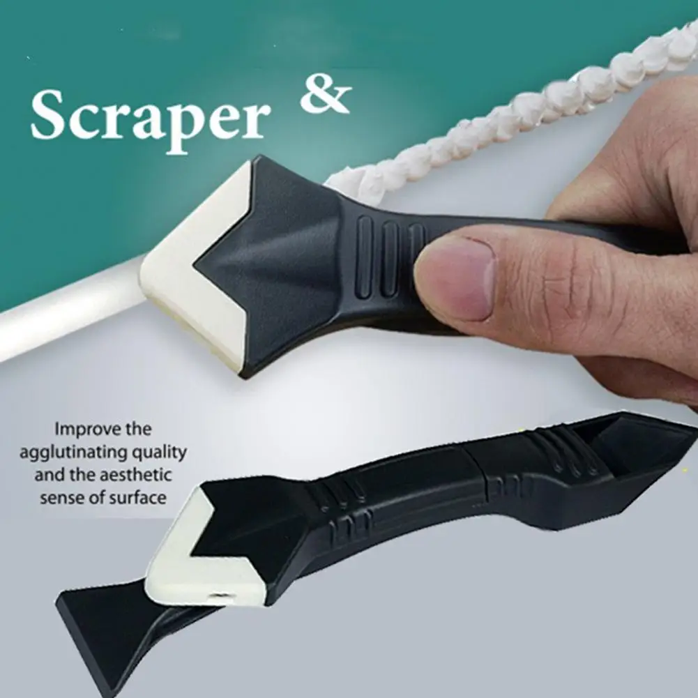 

Angle Scraper Remove Adhesive Residue Scratch Caulking Tools Set Hand Tools