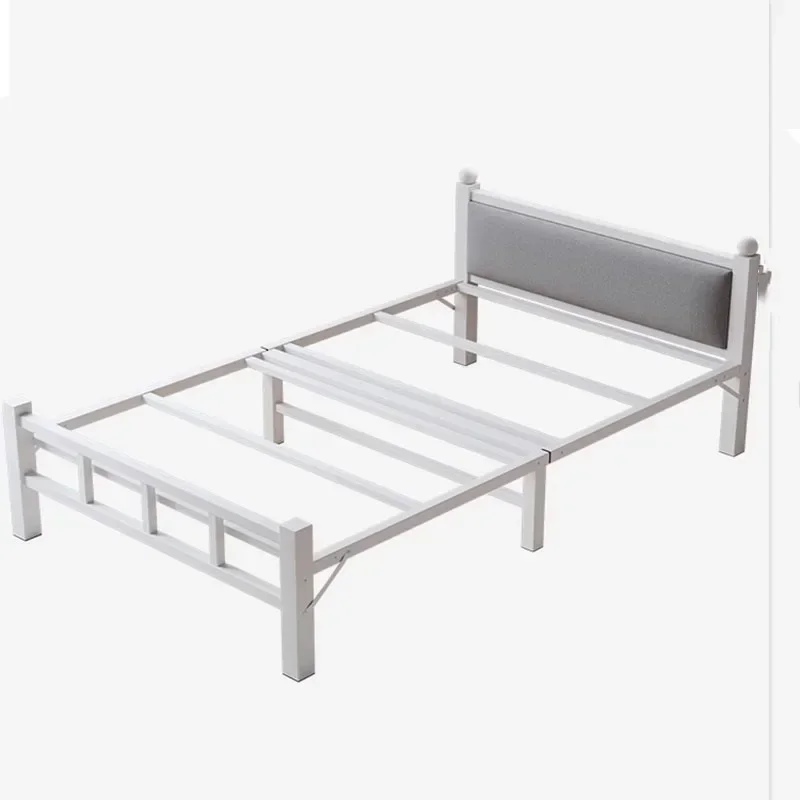 Folding bedroom bed iron luxury space saving travel beach design hospital modern single tatami baby safe cama outdoor furniture folding bed