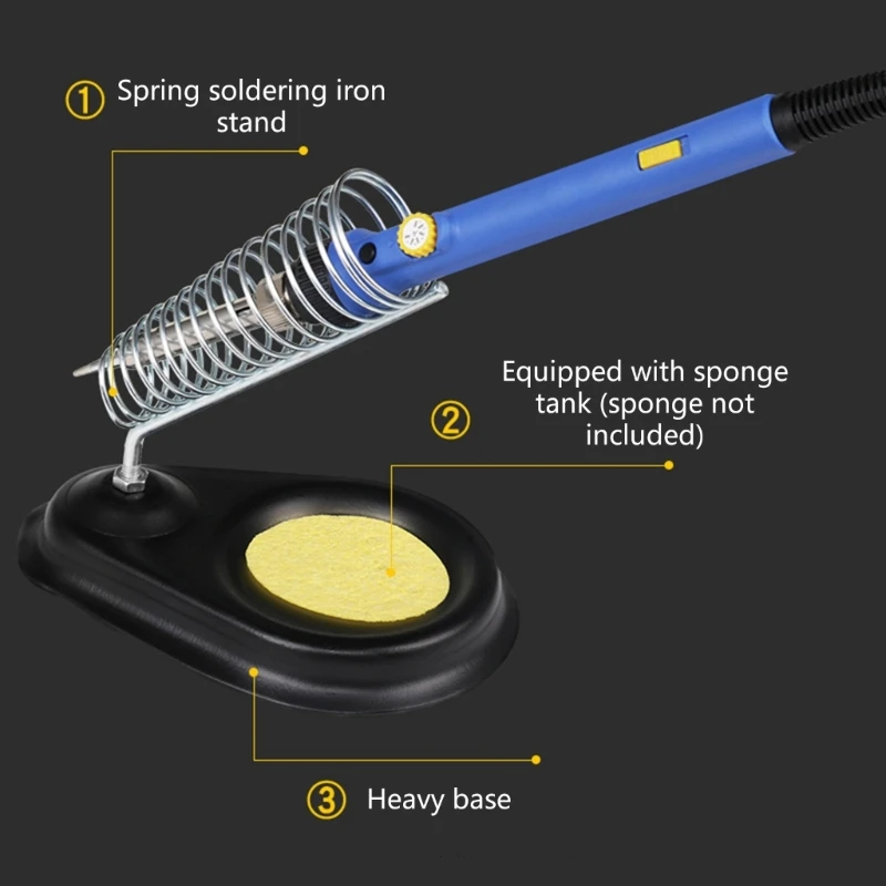 

L69A Heat resistant Soldering Iron Rest Stand Welding Platform for Circuit Repair