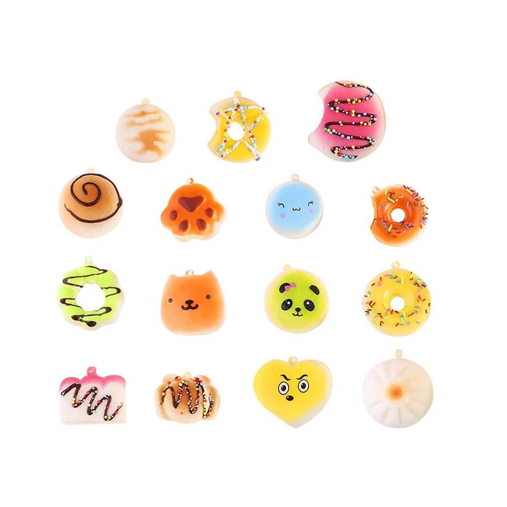 

15 Pcs Pendant Decompression Toy Toys for Relax Slow Playthings Cake Bauble Household